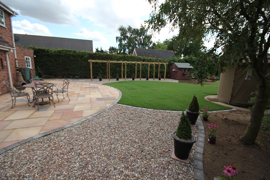 Landscaped garden