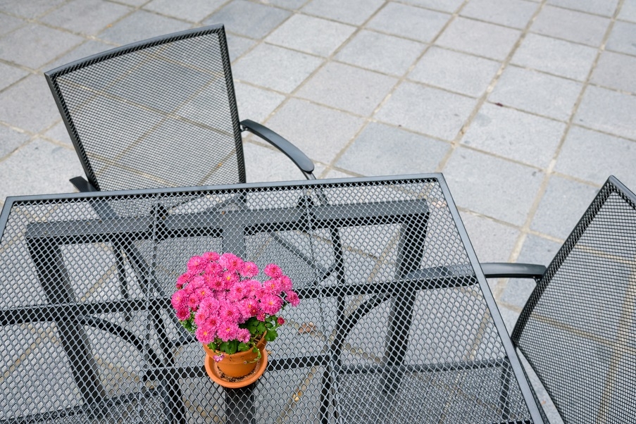 Metal outdoor furniture