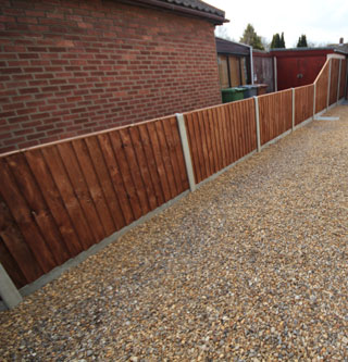 Timber fencing panels