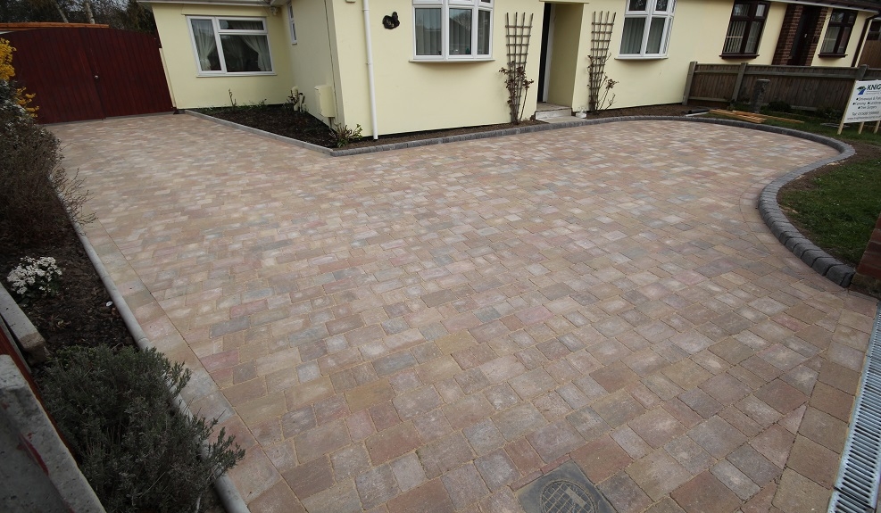 Spacious block paved driveway Sprowston